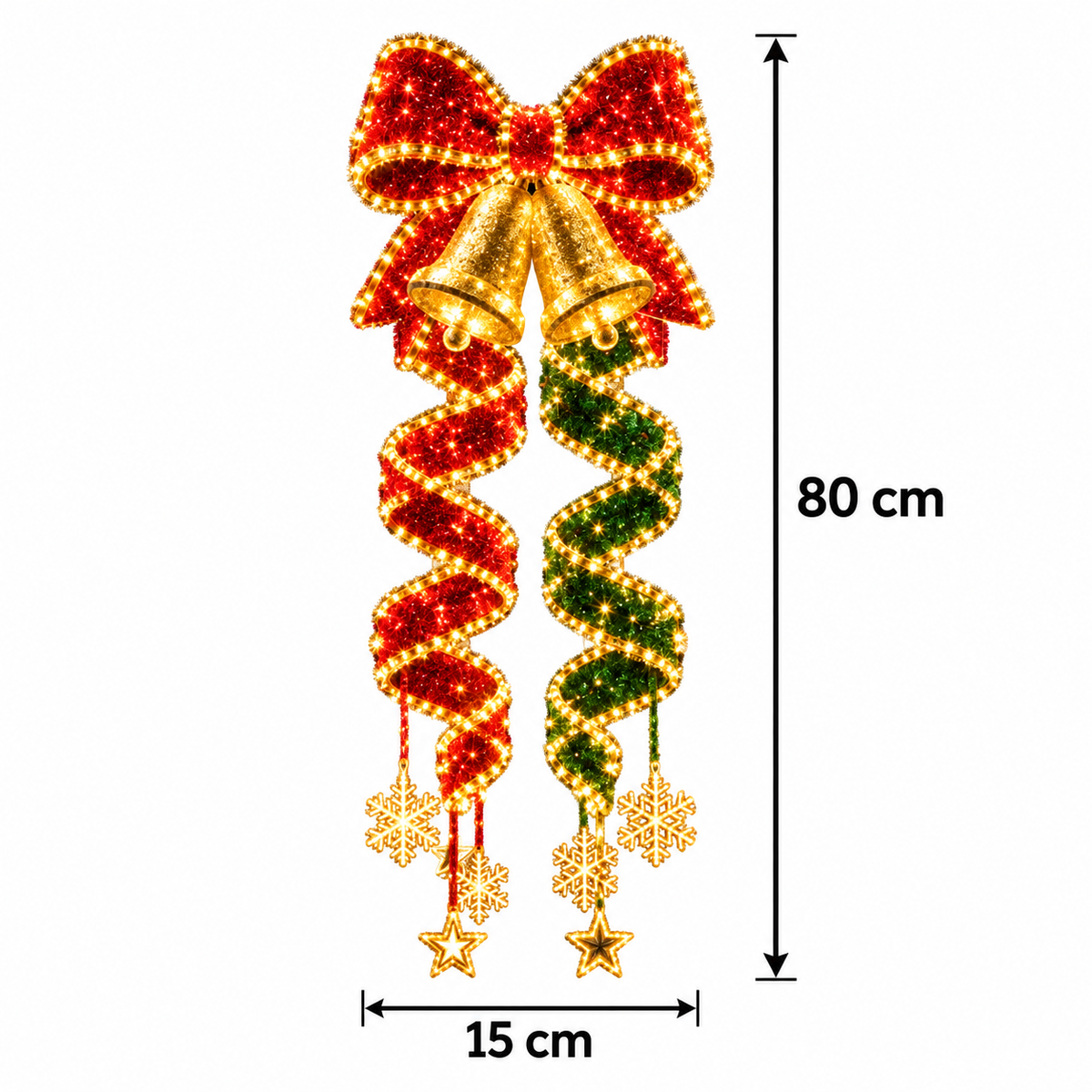 Christmas Magic Spiral Hanging LED Light Collection
